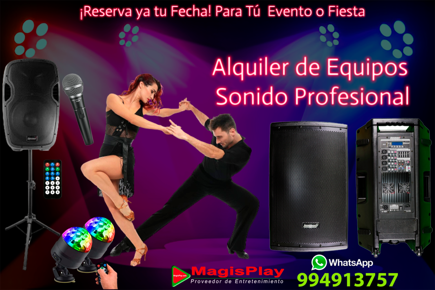 Servicio de Alquiler de Equipos de Sonido